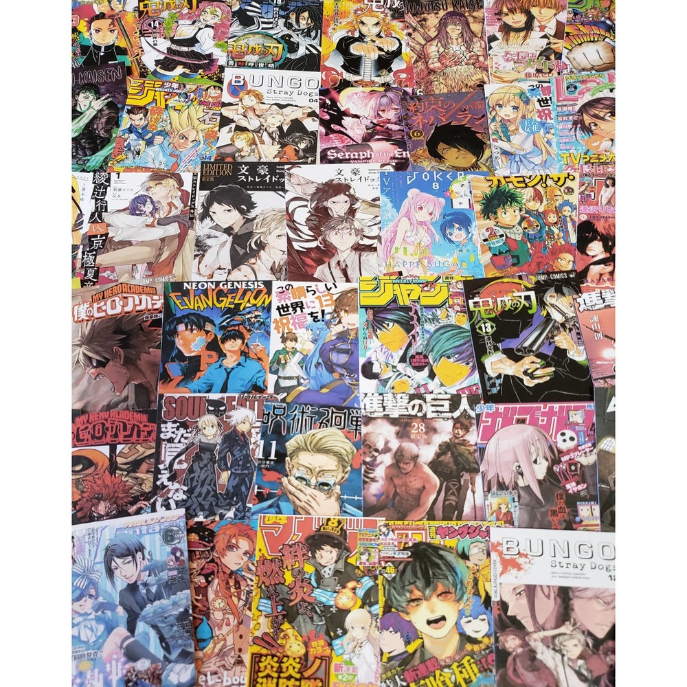 Mini Anime Poster Decor Wall Collage Kit 20 Pieces Cardstock